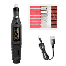 Load image into Gallery viewer, Manicure Implement Nail Mini Electric Nail Polisher Pen Type Electric Nail Grinder Exfoliating
