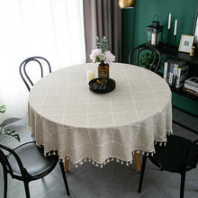 Load image into Gallery viewer, Christmas Holiday Tablecloth Red Plaid Rectangular Tablecloth