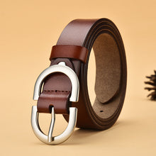 Load image into Gallery viewer, New Genuine Leather Belt Women's Super Hot All-Match Belt Women's Retro Easy Matching