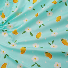 Load image into Gallery viewer, 160x50cm Cotton Chino Fruit Pineapple Strawberry Peach Dress Cloth, Bed Sheet Tablecloth Handmade Shell Fabric