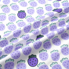 Load image into Gallery viewer, 160x50cm Cotton Chino Fruit Pineapple Strawberry Peach Dress Cloth, Bed Sheet Tablecloth Handmade Shell Fabric