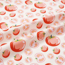 Load image into Gallery viewer, 160x50cm Cotton Chino Fruit Pineapple Strawberry Peach Dress Cloth, Bed Sheet Tablecloth Handmade Shell Fabric