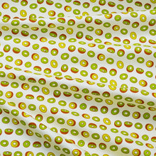 Load image into Gallery viewer, 160x50cm Cotton Chino Fruit Pineapple Strawberry Peach Dress Cloth, Bed Sheet Tablecloth Handmade Shell Fabric