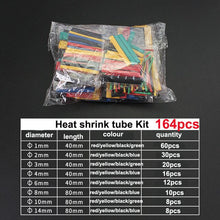 Load image into Gallery viewer, 164-800pcs Heat Shrink Tubing Thermoresistant Tube Heat Shrink Wrapping Kit Electrical Connection Wire Cable Insulation Sleeving