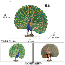 Load image into Gallery viewer, Animal Model Toy Set Flying Bird Bird Eagle Parrot Peacock Flamingo Cake Decorative Ornaments Children's Cognitive Toy