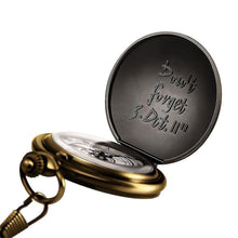 Load image into Gallery viewer, Gun Color Fullmetal Alchemist Pocket Watch With Chain Box Necklace Pandant Anime Merch
