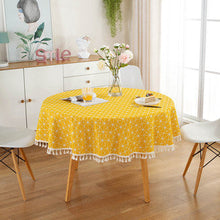 Load image into Gallery viewer, Christmas Holiday Tablecloth Red Plaid Rectangular Tablecloth