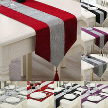 Load image into Gallery viewer, White 32*180Cm Christmas Party Table Runner Rectangle Tablecloth Dining Tea Home Decor 1Pc Zf0068