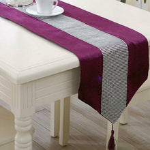Load image into Gallery viewer, Purple 32*180Cm Christmas Party Table Runner Rectangle Tablecloth Dining Tea Home Decor 1Pc Zf0066