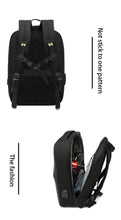Load image into Gallery viewer, Waterproof men's backpack with code lock outdoor anti-theft travel backpack