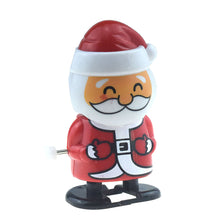 Load image into Gallery viewer, 1PCs Cute Clockwork Santa Claus Toy Shaking Head Walking Winding Santa Snowman Holiday Decoration