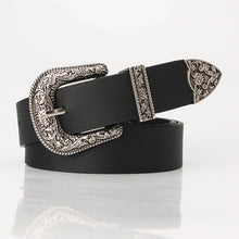 Load image into Gallery viewer, Carved Buckle Decorative Belt Elegant Retro Pin Buckle Belt Jeans Strap