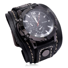 Load image into Gallery viewer, Ornament Vintage Handmade Stitching Watch European and American Men's Leather Bracelet