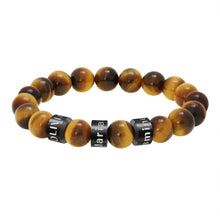 Load image into Gallery viewer, Ornament Letter Beaded Bracelet Men's Large Number of Spot Lovers Tiger-Eye Bracelet