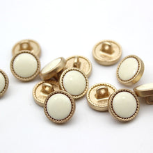 Load image into Gallery viewer, 5pcs/Set Clothing Decorative Buttons Metal Cufflink Square round Pearlescent Sweater Button