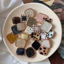 Load image into Gallery viewer, 5pcs/Set Clothing Decorative Buttons Metal Buttons Square Decoration Coat Buttons