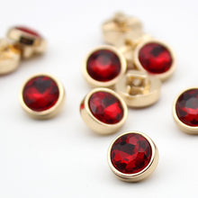 Load image into Gallery viewer, 5pcs/Set Clothing Decorative Buttons Metal Cufflink Square round Pearlescent Sweater Button