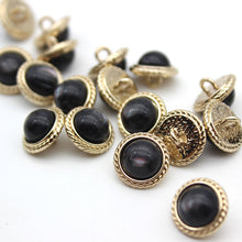 Load image into Gallery viewer, 5pcs/Set Clothing Decorative Buttons Metal Cufflink Square round Pearlescent Sweater Button