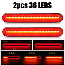 Load image into Gallery viewer, 18 LED Tail Light 3 in 1 LED Brake Light Warning Reverse Lamp Dynamic Indicator Signal Lamp For Car Truck Trailer Tractor ATV RV