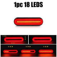 Load image into Gallery viewer, 18 LED Tail Light 3 in 1 LED Brake Light Warning Reverse Lamp Dynamic Indicator Signal Lamp For Car Truck Trailer Tractor ATV RV