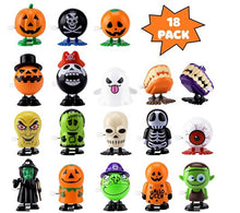 Load image into Gallery viewer, Halloween Wind-up Toy Suit Movable Winding with Eyes Jumping Ghost Tooth Witch Witch Gift