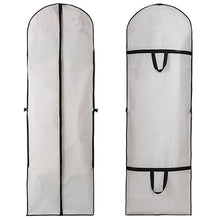 Load image into Gallery viewer, 180CM Wedding Bridal Dress Dust Cover for Home Wardrobe Gown Garment Clothes Storage Protective Bag Waterproof Dustproof Covers