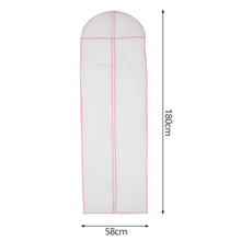 Load image into Gallery viewer, 180cm Wedding Dress Bag Clothes Hanging Garment Dress Clothes Suit Coat Dust Cover Home Storage Bag For Wedding Dresses