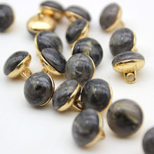 Load image into Gallery viewer, 5pcs/set Round Pearlescent Button Metal Cat's Eye Decorative Button Women's Shirt Sweater Button