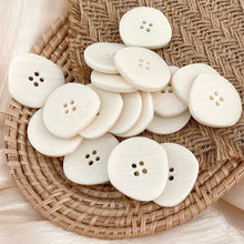 Load image into Gallery viewer, 5pcs/set irregular resin buttons, two eye triangular plum blossom shirt, skirt decoration buttons