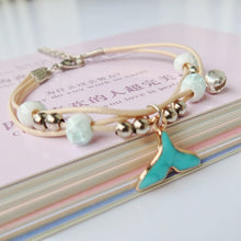 Load image into Gallery viewer, Glass Dried Flower Plant Bracelet Korean Simple Personalized Hipster Cherry Blossom Student Gift Ceramic Ornament