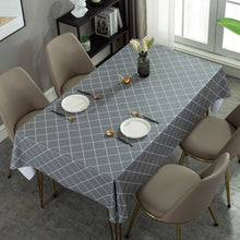 Load image into Gallery viewer, Tablecloth Waterproof Oil-Proof Simple Solid Color PVC Table Cloth