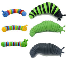 Load image into Gallery viewer, 18CM 14CM Colorful Fidget Toy Slug Articulated Flexible 3D Slug Lobster Shark Fidget Toy Relief Anti-Anxiety Sensory Kids Toys