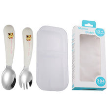 Load image into Gallery viewer, Portable Tableware Cartoon Creative Baby Tableware Customized Gift Children's Tableware Set