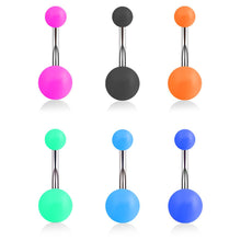 Load image into Gallery viewer, 1 piece New Fashion Sexy Piercing Navel Nail Pendant Acrylic Ball Belly Button Rings for Women Girl Navel Ring Body Jewelry