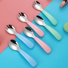 Load image into Gallery viewer, Portable Tableware Cartoon Creative Baby Tableware Customized Gift Children's Tableware Set