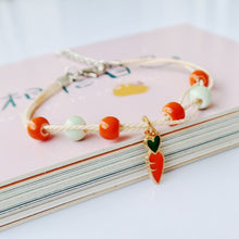 Load image into Gallery viewer, Glass Dried Flower Plant Bracelet Korean Simple Personalized Hipster Cherry Blossom Student Gift Ceramic Ornament