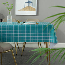 Load image into Gallery viewer, Tablecloth Waterproof Oil-Proof Simple Solid Color PVC Table Cloth