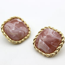 Load image into Gallery viewer, 5pcs/set Metal Button Rectangular Feel Button Point Oil Pearl Imitation Shell Coat Clip Clothing Decorative Button
