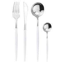 Load image into Gallery viewer, Stainless Steel Tableware Portugal Knife, Fork and Spoon Suit Nordic Western Food Knife and Fork Four-Piece Set