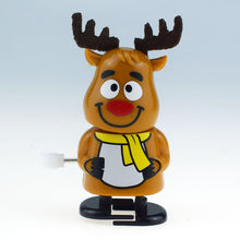 Load image into Gallery viewer, 1PCs Cute Clockwork Santa Claus Toy Shaking Head Walking Winding Santa Snowman Holiday Decoration