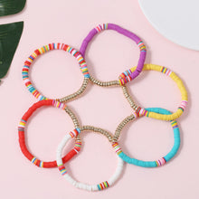Load image into Gallery viewer, Bracelet Multicolored Tassel Polymer Clay Shell Bohemian Bracelet