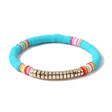 Load image into Gallery viewer, Bracelet Multicolored Tassel Polymer Clay Shell Bohemian Bracelet