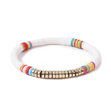 Load image into Gallery viewer, Bracelet Multicolored Tassel Polymer Clay Shell Bohemian Bracelet