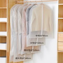 Load image into Gallery viewer, 1PC Clothes Hanging Garment Dress Suit Coat Dust Cover Home Storage Bag Pouch Case Organizer Wardrobe Hanging Clothing