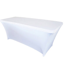 Load image into Gallery viewer, Elastic Wedding Dining Decor Rectangular Spandex Tablecloth Stretch Table Cover Elegant Party 4\6 FT