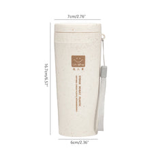Load image into Gallery viewer, 1PC Travel Mug Thermo Bottle Office Coffee Tea Bottle Cups Straw Plastic Thermal Insulatio Cup Thermos for Tea Drinkware Cups