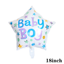 Load image into Gallery viewer, 1Pc Lovely Baby Foil Balloon Girl Boy Shower Rose Gold Blue Crown Birthday Party Decoration Kids Gift Inflatable Toy Helium Ball