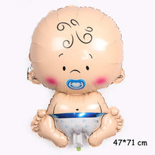 Load image into Gallery viewer, 1Pc Lovely Baby Foil Balloon Girl Boy Shower Rose Gold Blue Crown Birthday Party Decoration Kids Gift Inflatable Toy Helium Ball