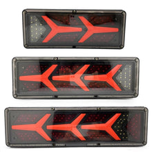 Load image into Gallery viewer, 1Pcs 21W Truck Trailer Rear Lights Camper Tail Lights Led 24v Waterproof Guide Y Series Warning Fog Lamp for Caravans UTE SUV