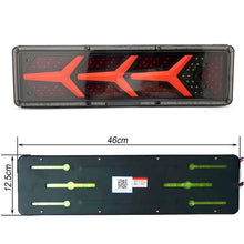 Load image into Gallery viewer, 1Pcs 21W Truck Trailer Rear Lights Camper Tail Lights Led 24v Waterproof Guide Y Series Warning Fog Lamp for Caravans UTE SUV